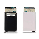 Credit Card Holder Wallet Metal Name Card Silver Handbags & Wallets - Tophatter Daily Deals