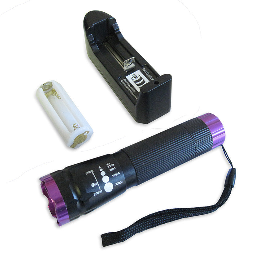 Waterproof LED Flashlight with Distress Mode - Tophatter's Weapons'N'Deals maxsell - Tophatter Daily Deals