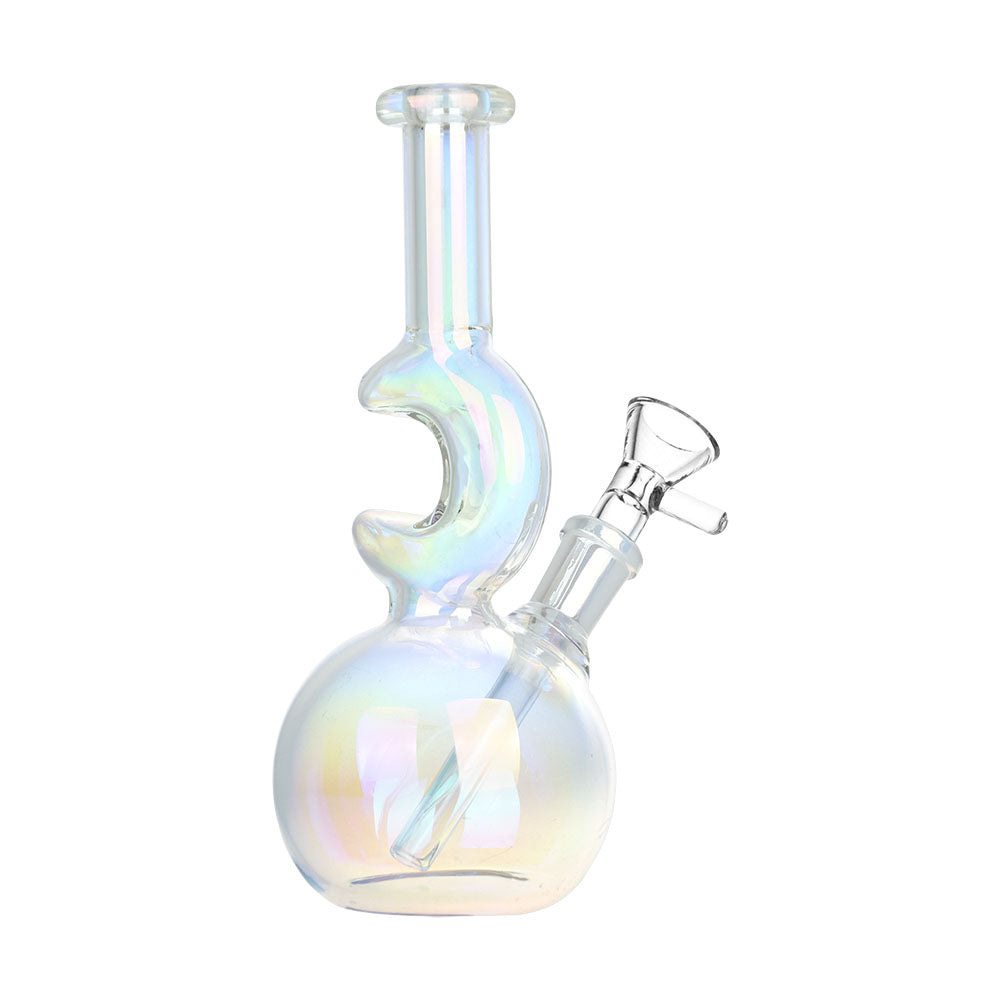 Crescent Moon Electroplated Bong Bongs - Tophatter Daily Deals