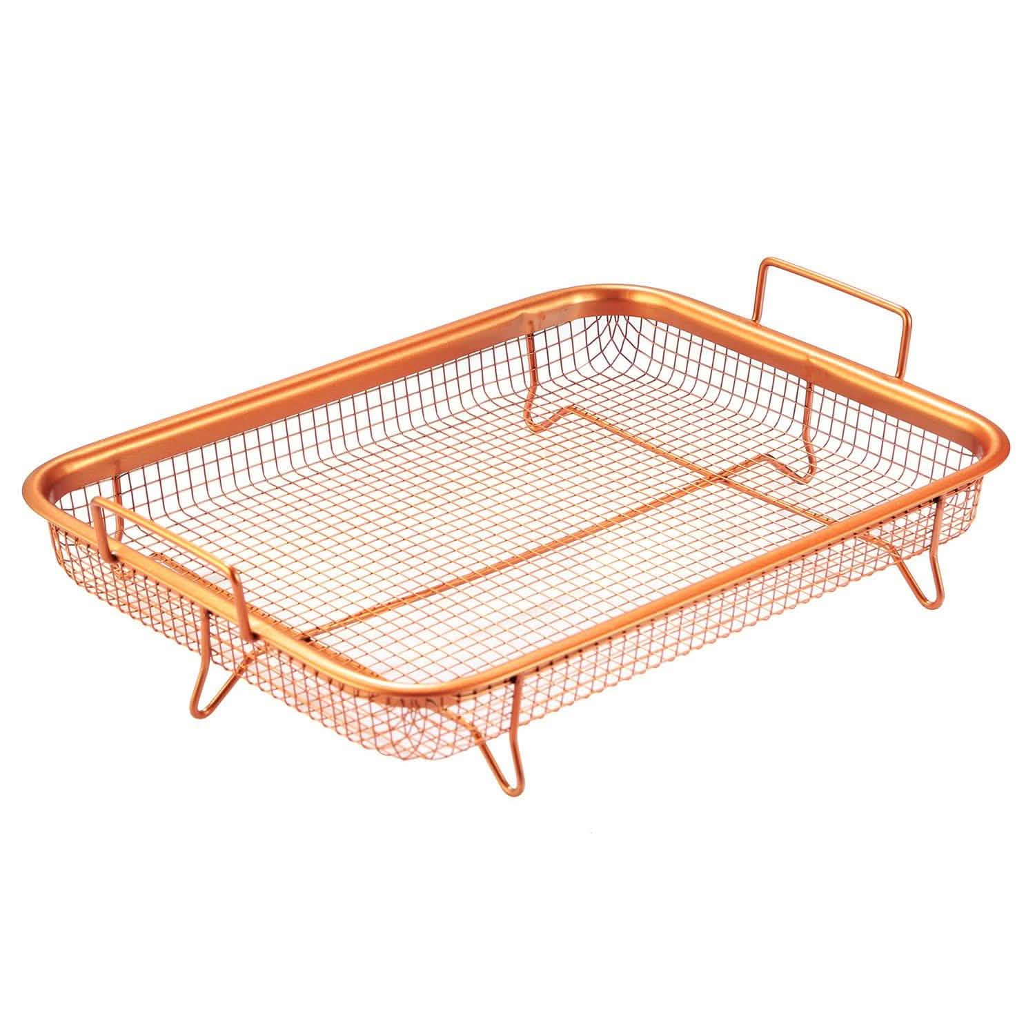 Crispy Tray Set Non Stick Grill Basket Kitchen Tools & Gadgets - Tophatter Daily Deals