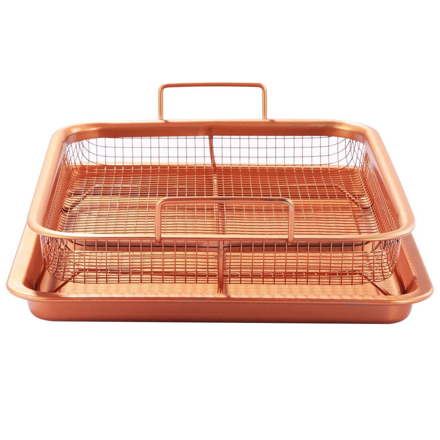 Crispy Tray Set Non Stick Grill Basket Kitchen Tools & Gadgets - Tophatter Daily Deals
