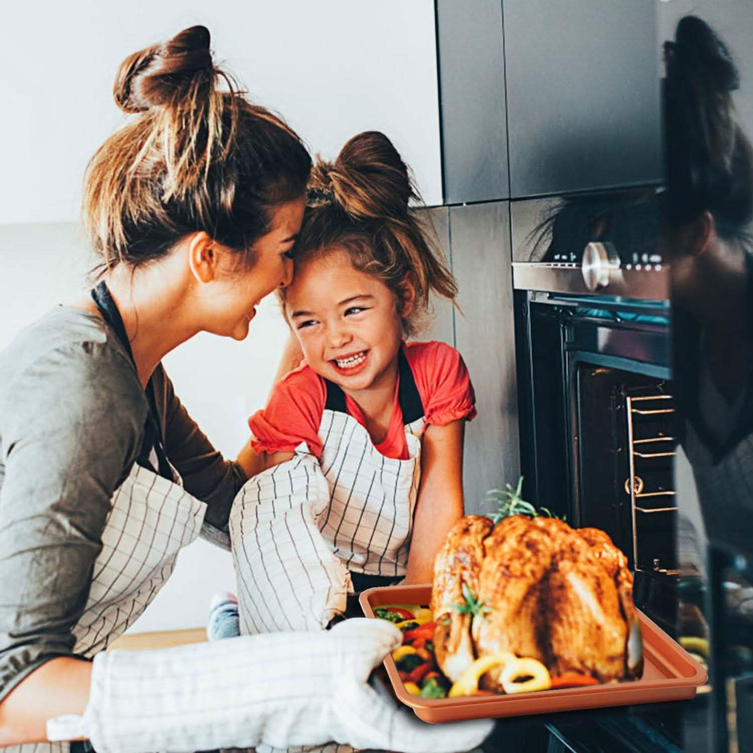 Crispy Tray Set Non Stick Grill Basket Kitchen Tools & Gadgets - Tophatter Daily Deals