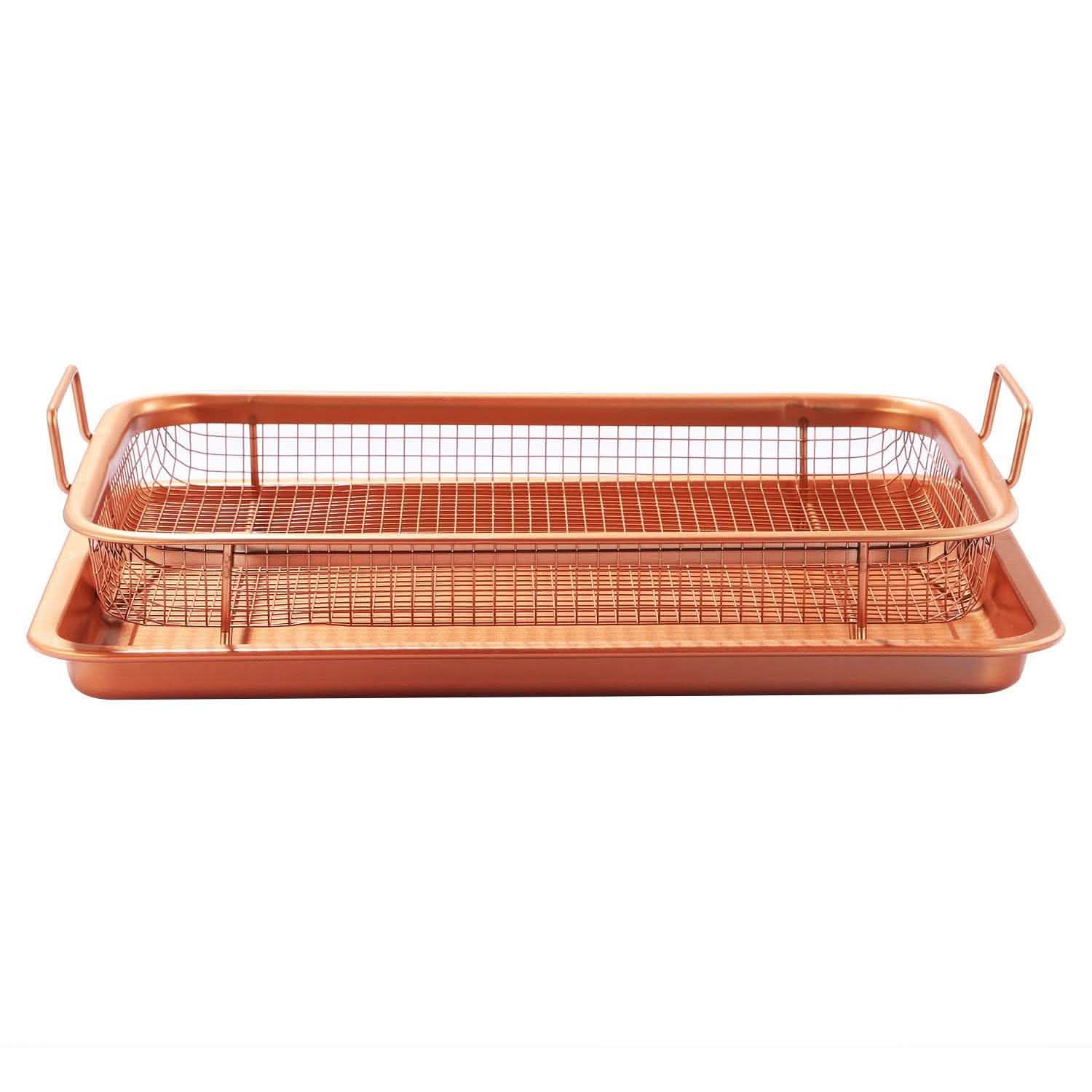 Crispy Tray Set Non Stick Grill Basket Kitchen Tools & Gadgets - Tophatter Daily Deals