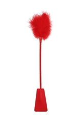 Ouch by Shots Toys - OUCH Crop with Feather - Red BDSM - Tophatter Daily Deals