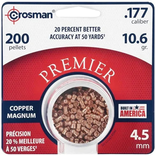 CROSMAN 4.5MM COPPER DOME 10.6GR - 200'S - Tophatter's Army Deals BULLETS - Tophatter Daily Deals