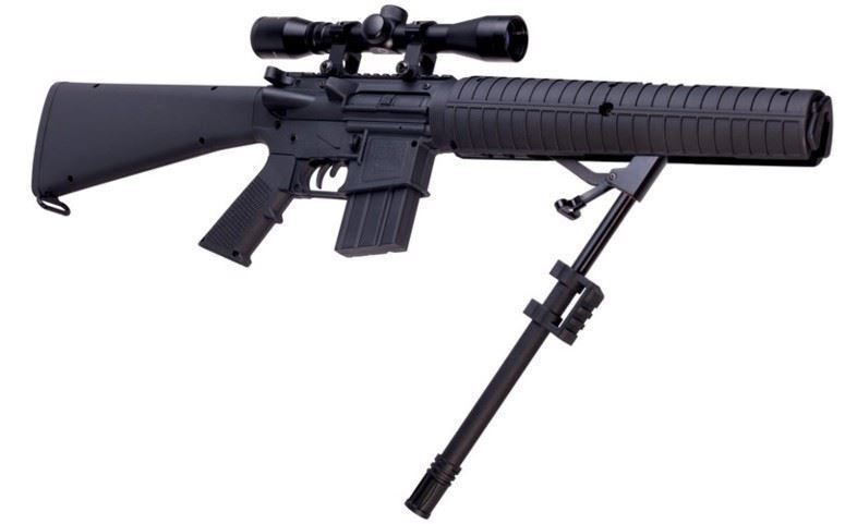 CROSMAN MTR77 AIR RIFLE 4.5MM SCOPE INCLUDED - Tophatter's Army Deals RIFLES - Tophatter Daily Deals
