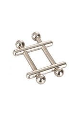 Cal Exotics - Nipple Grips - Crossbar Nipple Vises - Silver BDSM - Tophatter Daily Deals