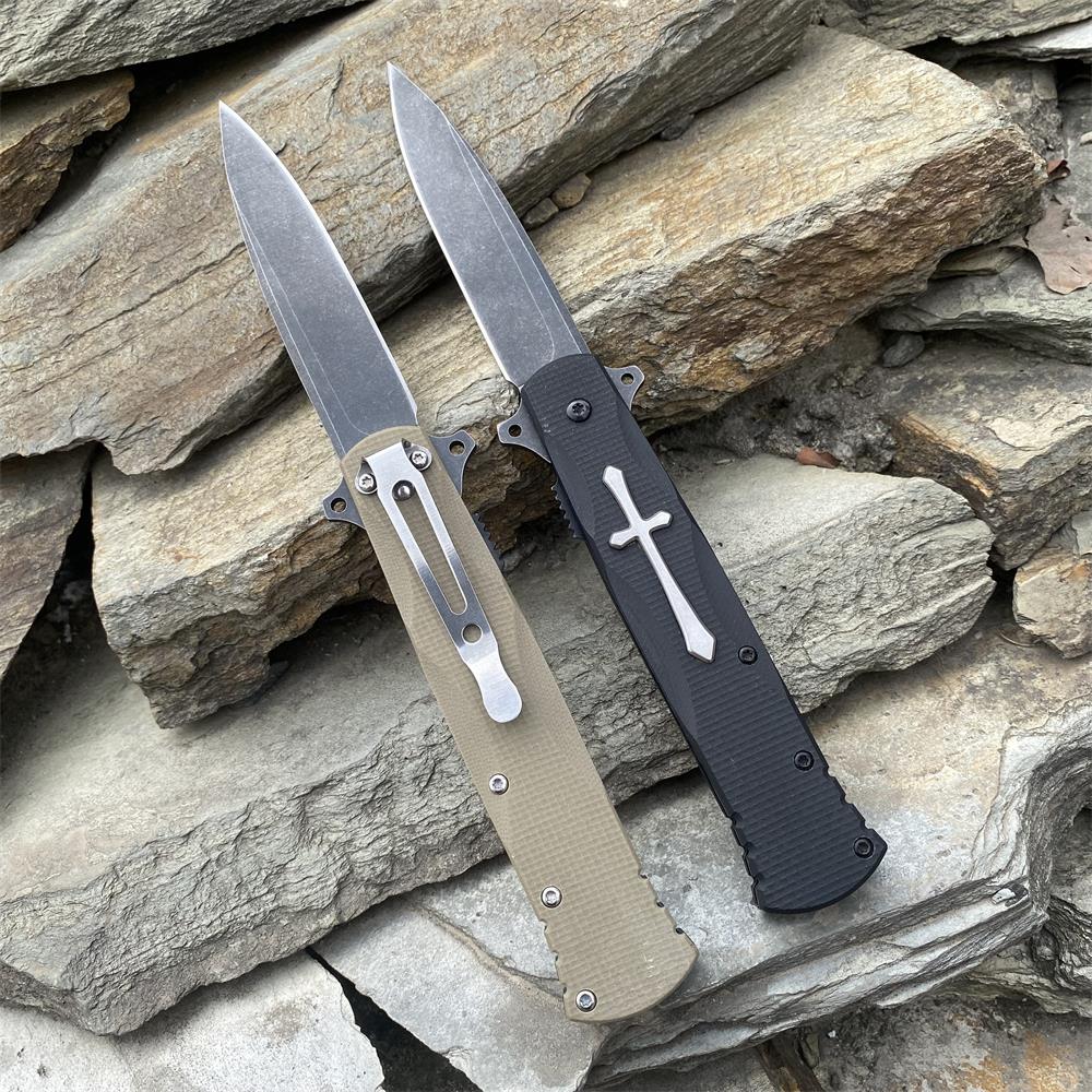 Cross Knife Christian Folding Knife - Tophatter Daily Deals