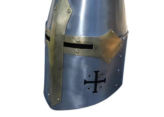 Crusader Templar Knight Helmet historical period - Tophatter Daily Deals