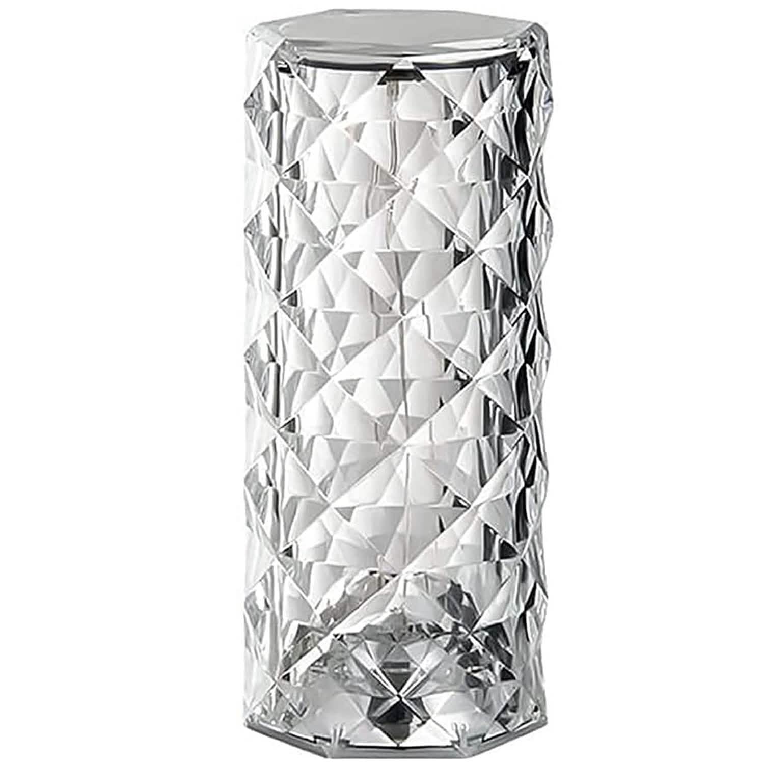 Crystal Diamond Rose Table Lamp Indoor Lighting - Tophatter Daily Deals