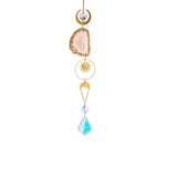 Crystal Sun Catcher Pendant Wind Chime Home Decor White Furniture & Decor - Tophatter Daily Deals