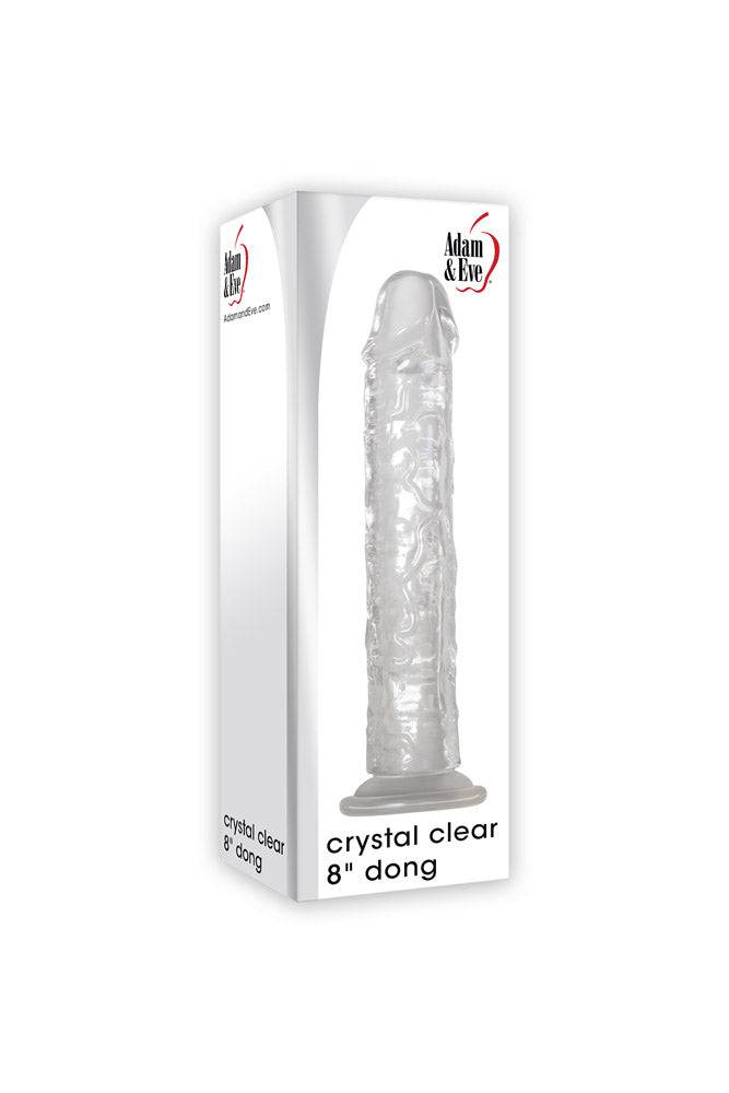 Adam & Eve - Crystal Clear 8 Inch Dong - Clear Sex Toy - Tophatter Daily Deals