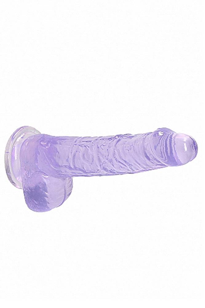 Shots Toys - RealRock - 9" Crystal Clear Dildo with Balls - Assorted Sex Toy - Tophatter Daily Deals