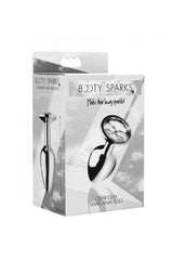 XR Brands - Booty Sparks - Clear Gem Anal Plug - Small Sex Toy - Tophatter Daily Deals