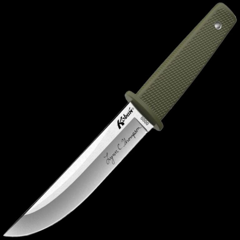 Cold Steel Lynn Thompson Signature Kobun Fixed Blade Knife Fixed Blade Knife - Tophatter Daily Deals