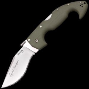 Cold Steel Lynn Thompson Signature Spartan Serrated Folding Knife Folding Knife - Tophatter Daily Deals