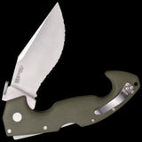 Cold Steel Lynn Thompson Signature Spartan Serrated Folding Knife Folding Knife - Tophatter Daily Deals