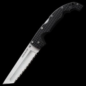 Cold Steel Voyager® XL Serrated Folding Knife Folding Knife - Tophatter Daily Deals