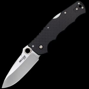 Cold Steel Silver Eye Carbon Fibre Folding Knife Folding Knife - Tophatter Daily Deals