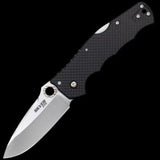 Cold Steel Silver Eye Carbon Fibre Folding Knife Folding Knife - Tophatter Daily Deals