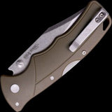 Cold Steel Verdict Clip Point Folding Knife – Flat Dark Earth Folding Knife - Tophatter Daily Deals