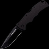 Cold Steel Verdict Spear Point Folding Knife – Black G-10 Folding Knife - Tophatter Daily Deals