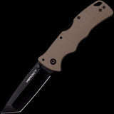 Cold Steel Verdict Tanto Folding Knife – Flat Dark Earth G-10 Folding Knife - Tophatter Daily Deals