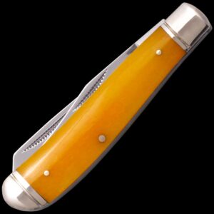 Cold Steel Mini Trapper Yellow Bone Folding Knife Folding Knife - Tophatter Daily Deals