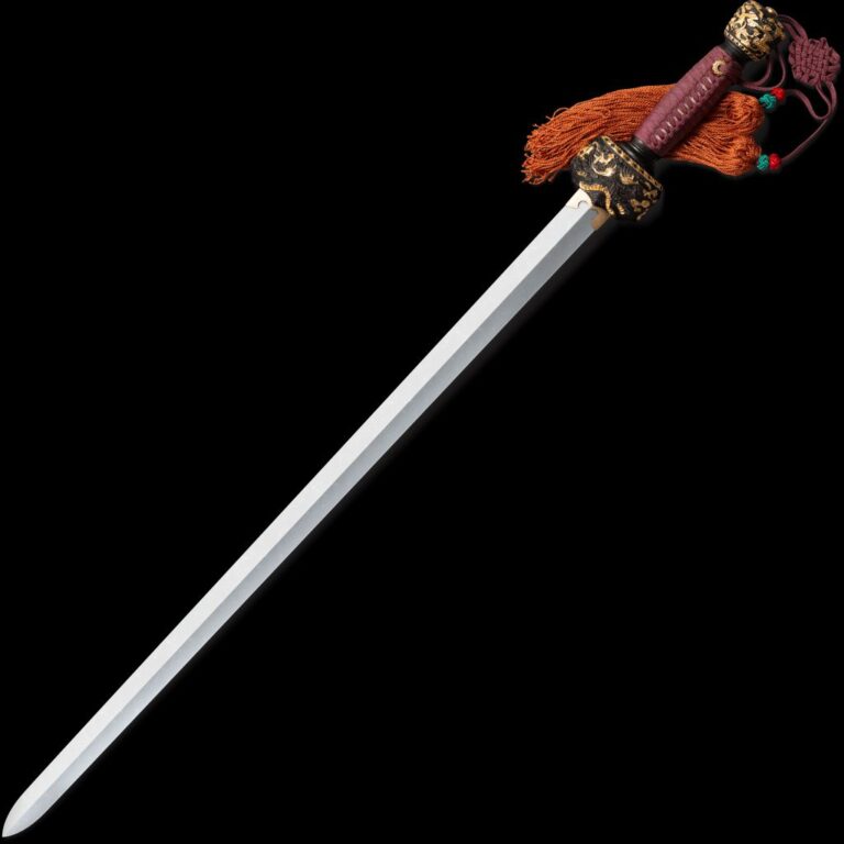 Chinese Two Collar Sea Wave "Imperial Court" Gim Sword - Tophatter Daily Deals