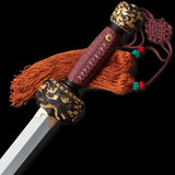 Chinese Two Collar Sea Wave "Imperial Court" Gim Sword - Tophatter Daily Deals