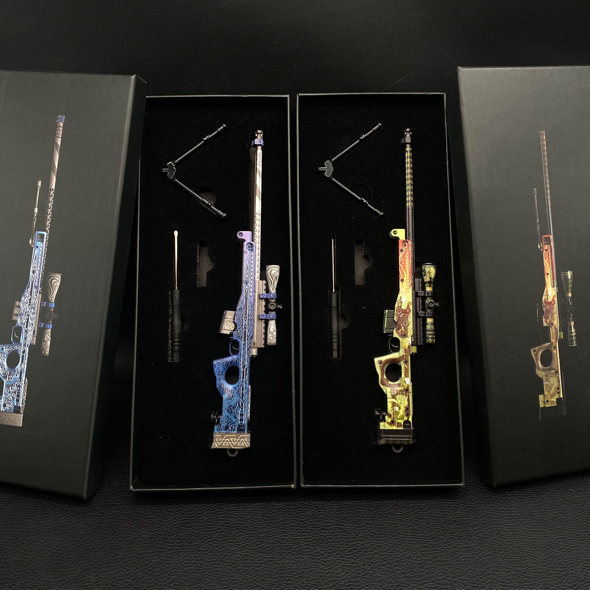 Dragon Lore & Gungnir AWP Miniature Metal Replica - Tophatter Daily Deals