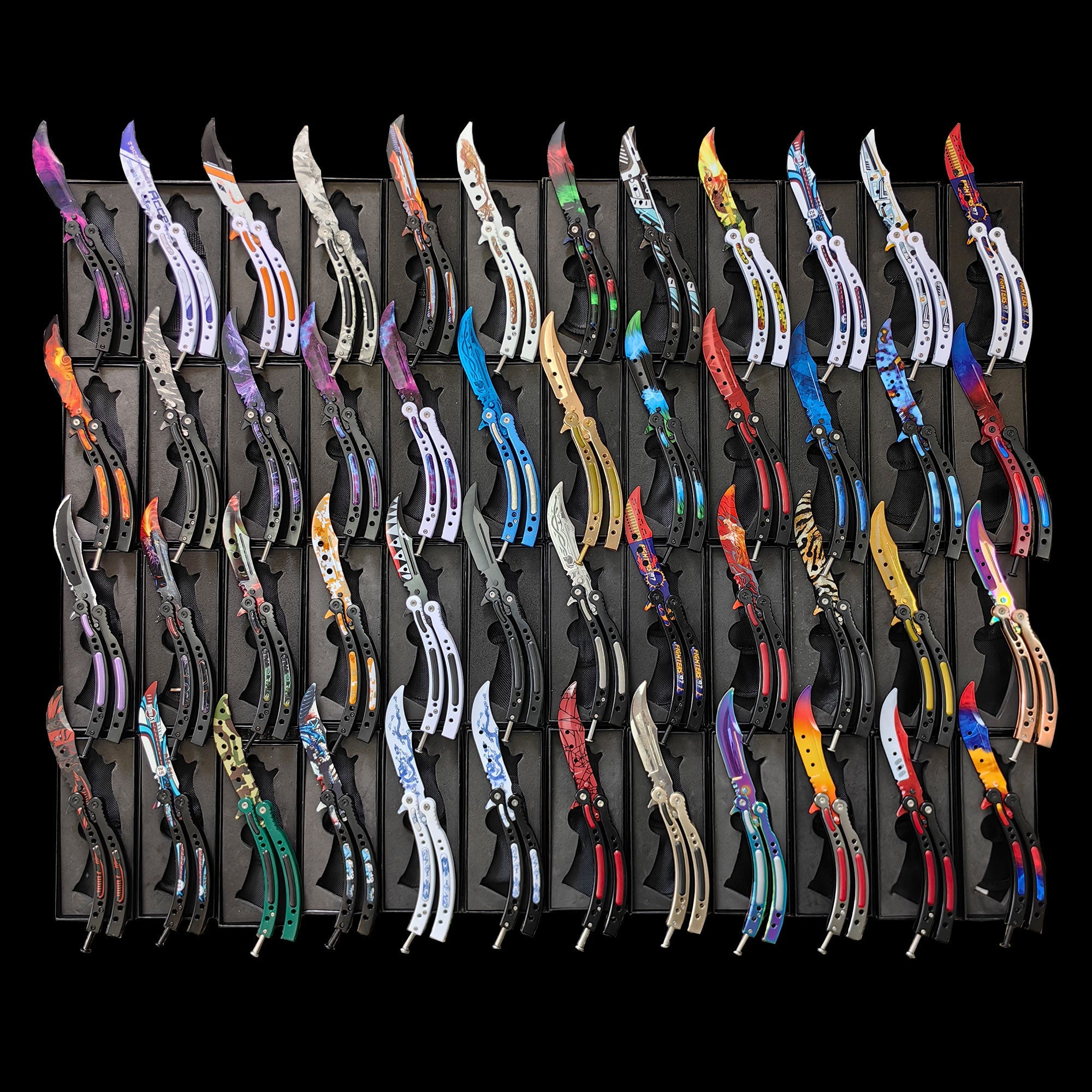 CS Butterfly Knife Balisong Trainers Blunt Blade Mystery Prize - Tophatter Daily Deals