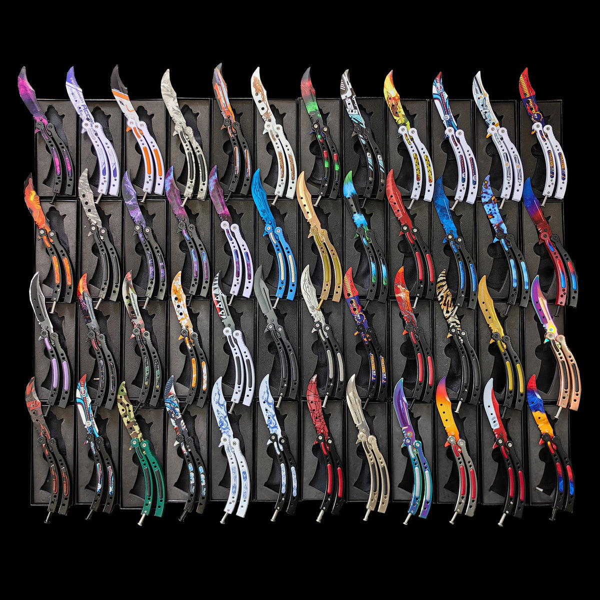 CS Butterfly Knife Balisong Trainers Blunt Blade Mystery Prize - Tophatter Daily Deals
