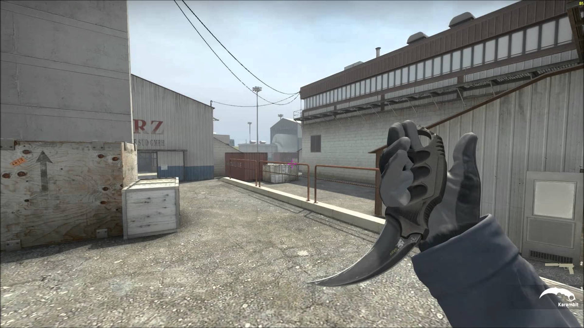 CSGO Karambit Counter Strike Tactical Claw Neck Knife - Woodland Camo Knife-Fixed - Tophatter Daily Deals