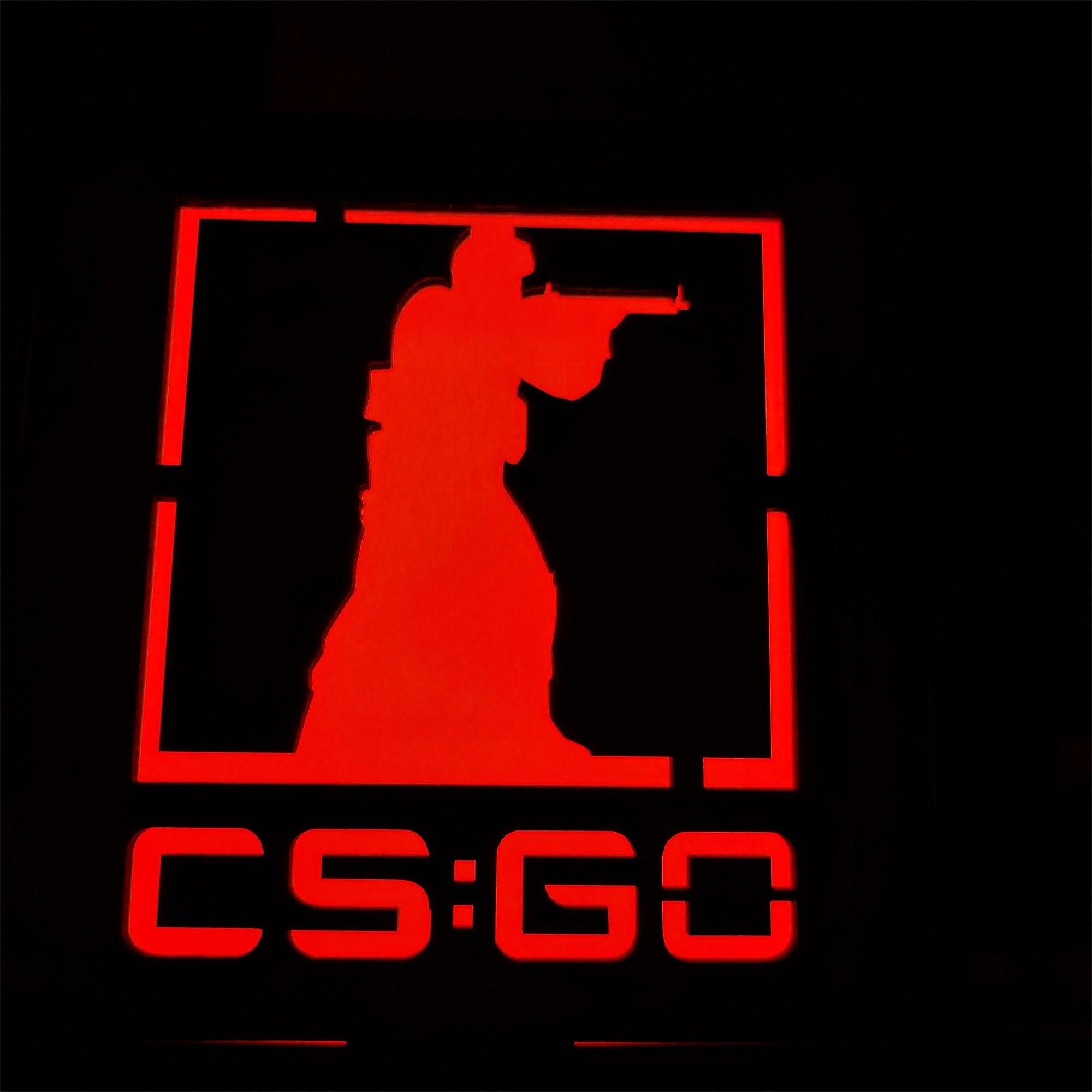 M16 Icon Inspired Wood Cube Light Desk Decor - Tophatter Daily Deals