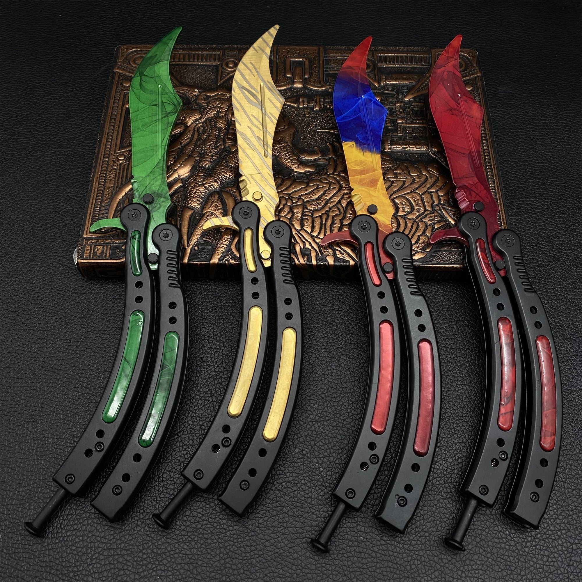 Game Go Steel Balisong Butterfly Knife - Tophatter Daily Deals