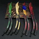 Game Go Steel Balisong Butterfly Knife - Tophatter Daily Deals