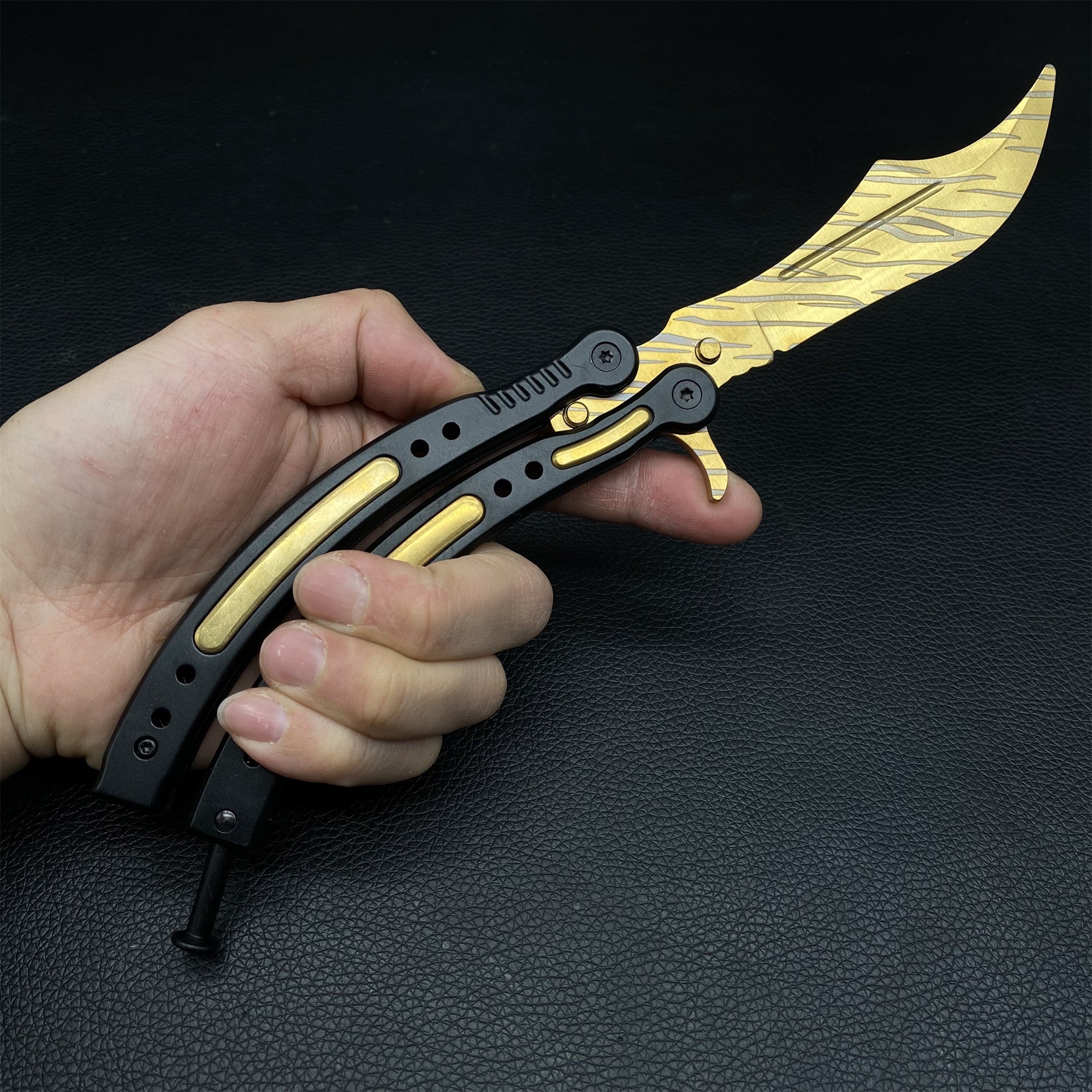 Game Go Steel Balisong Butterfly Knife - Tophatter Daily Deals