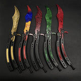 Game Go Steel Balisong Butterfly Knife - Tophatter Daily Deals
