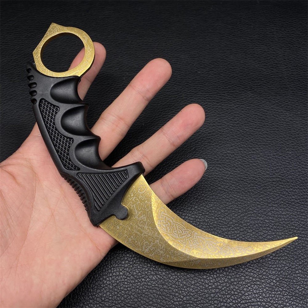 Global Offensive Game Balisong Karambit Blunt Blade Trainer Replica Lore Karambit - Tophatter Daily Deals