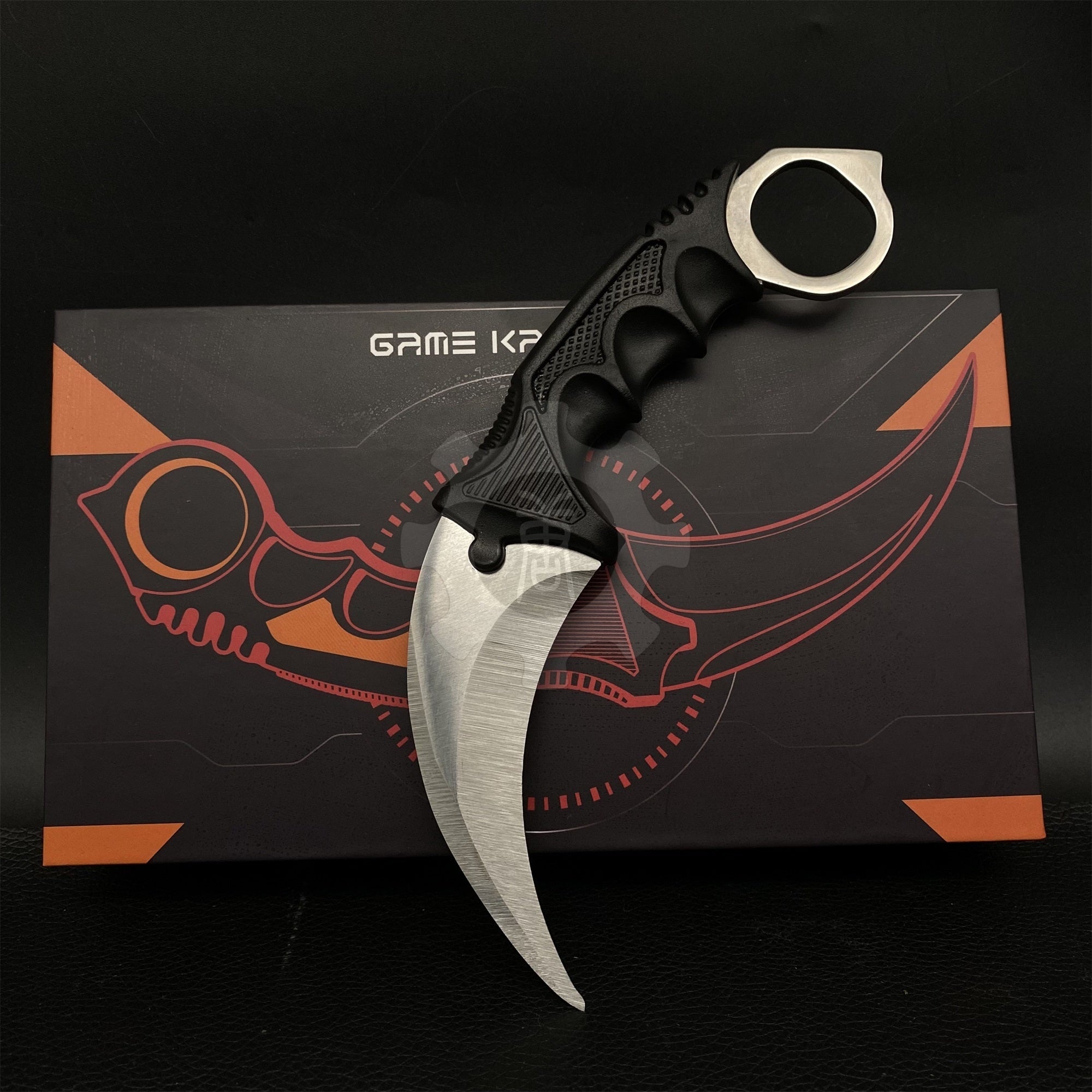 Global Offensive Game Karambit Blunt Blade Replica With Gift Box White Steel - Tophatter Daily Deals