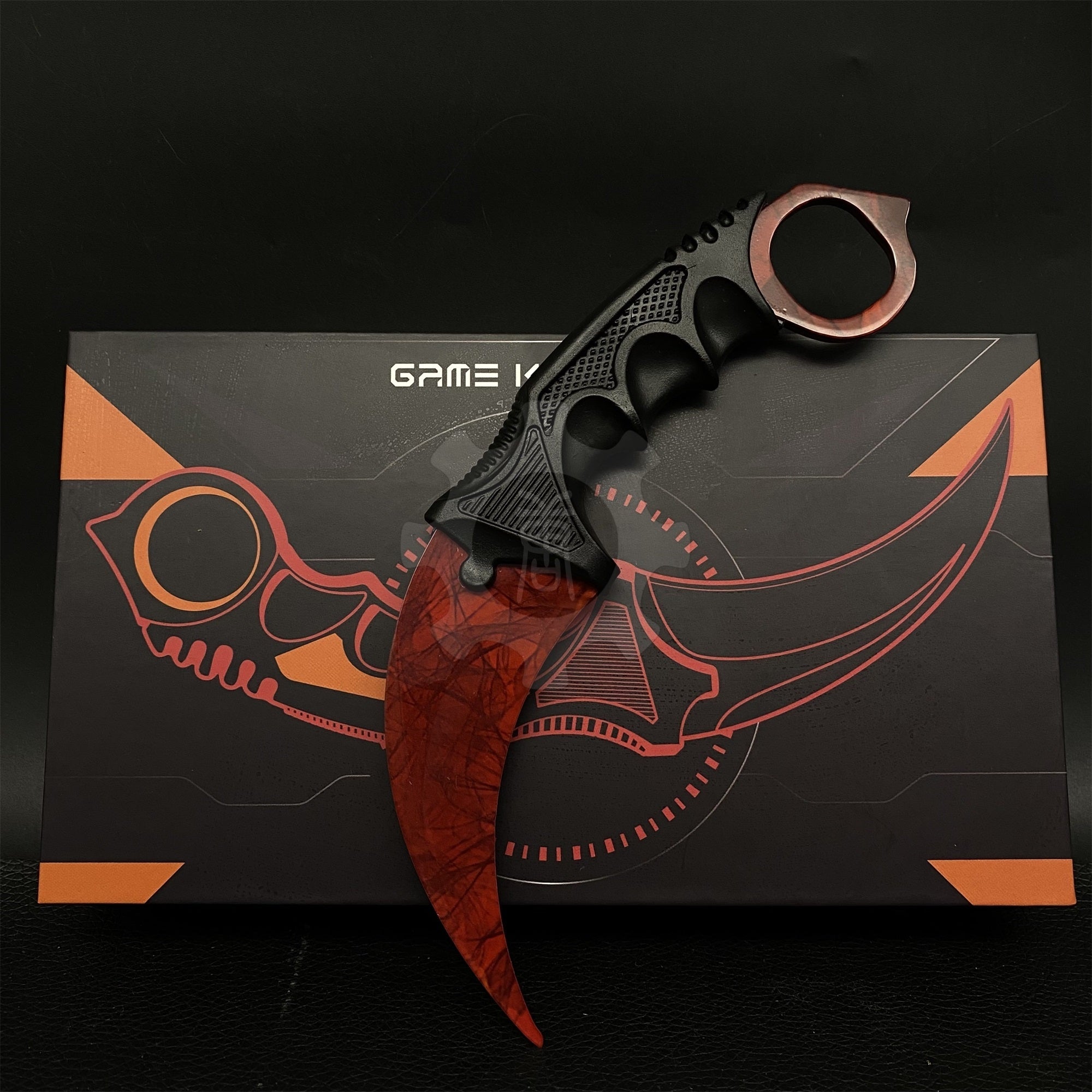 Global Offensive Game Karambit Blunt Blade Replica With Gift Box Doppler Ruby - Tophatter Daily Deals