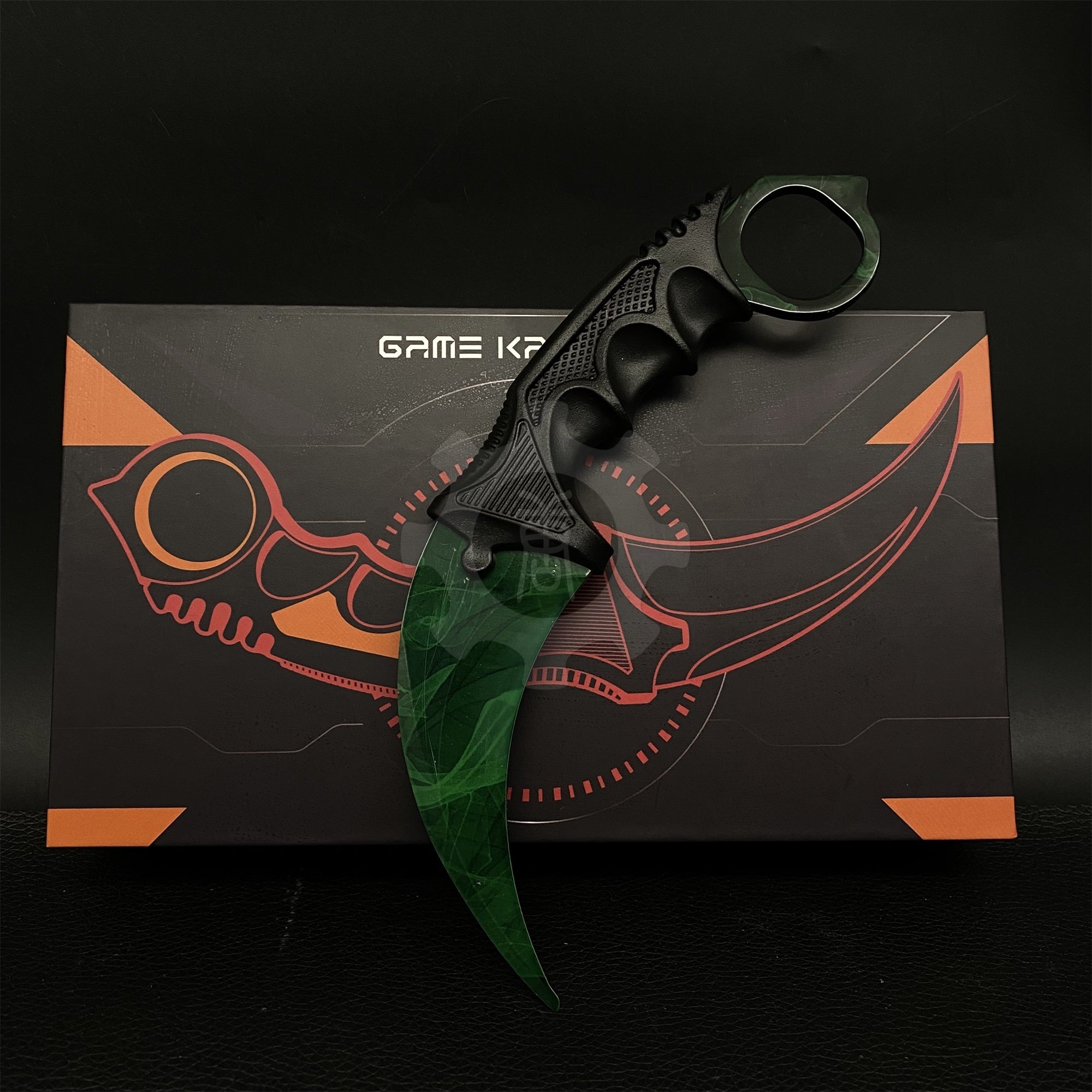 Global Offensive Game Karambit Blunt Blade Replica With Gift Box Gamma Doppler Emerald - Tophatter Daily Deals