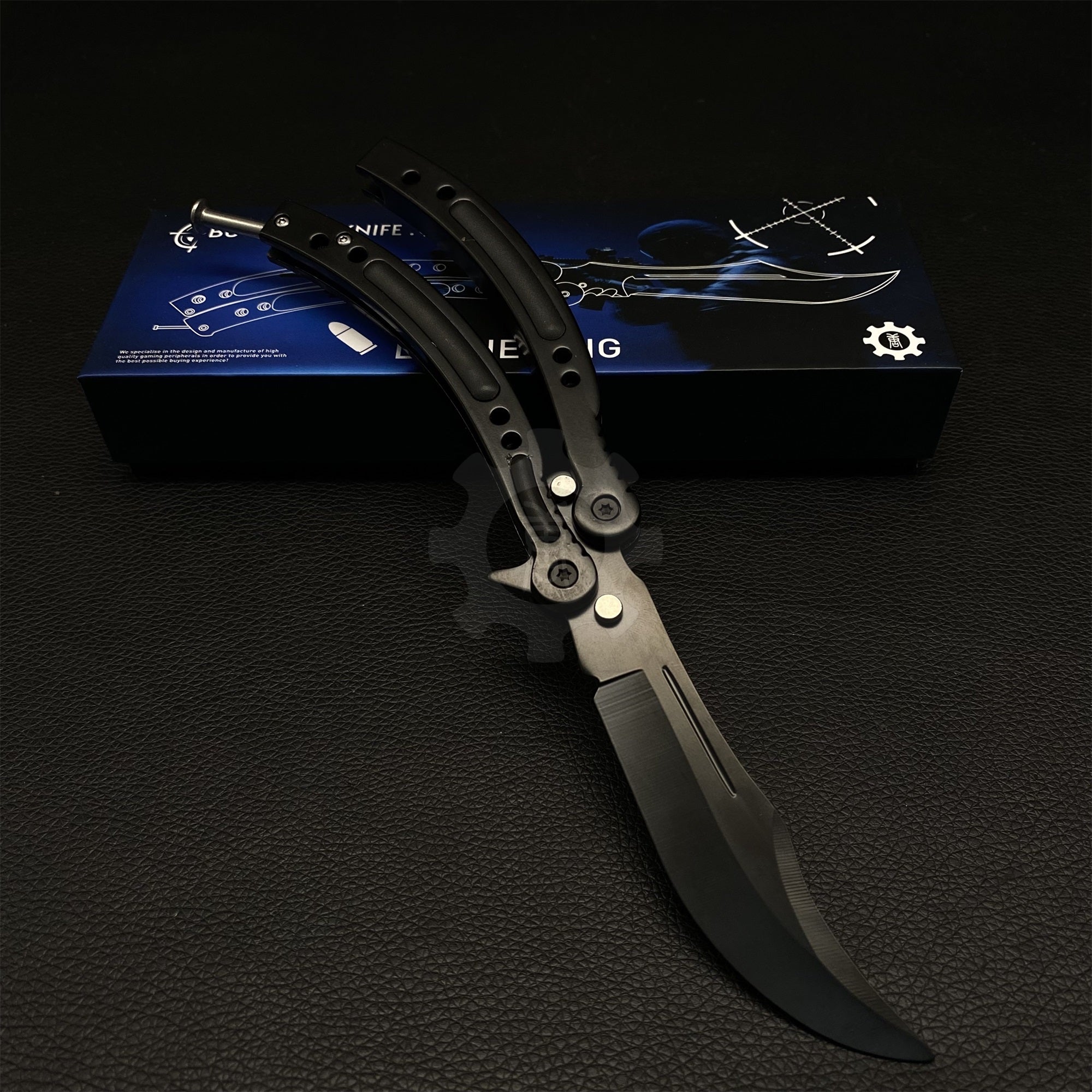 GO Game Butterfly Knife Game Balisong Trainer IRL Night - Tophatter Daily Deals