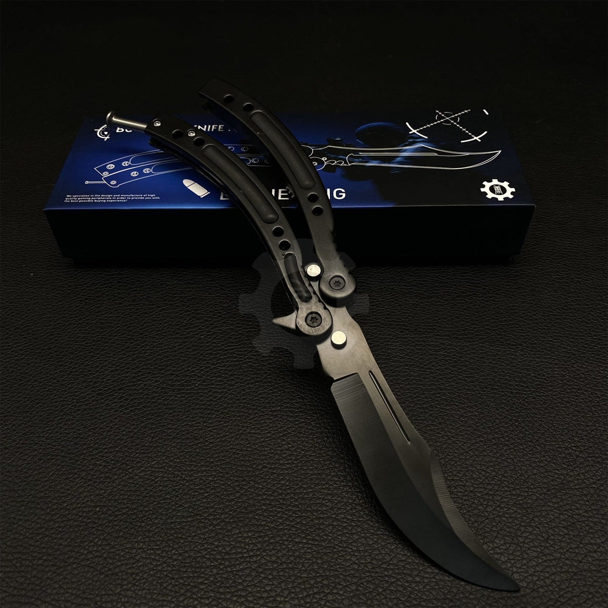 GO Game Butterfly Knife Game Balisong Trainer IRL Night - Tophatter Daily Deals