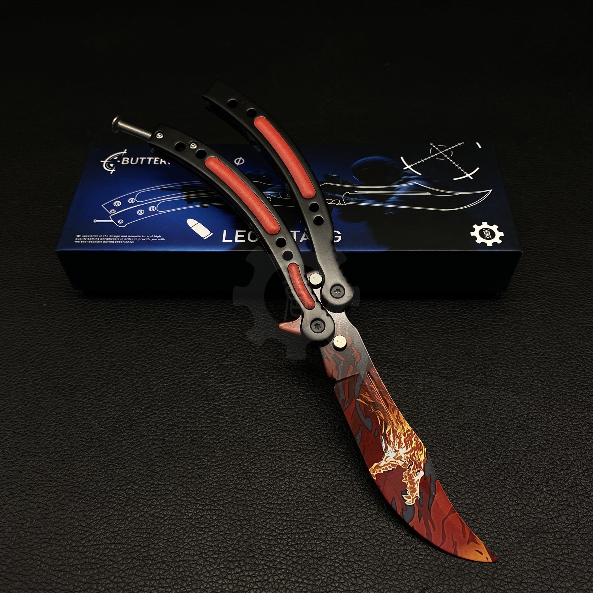 GO Game Butterfly Knife Game Balisong Trainer IRL Howl - Tophatter Daily Deals