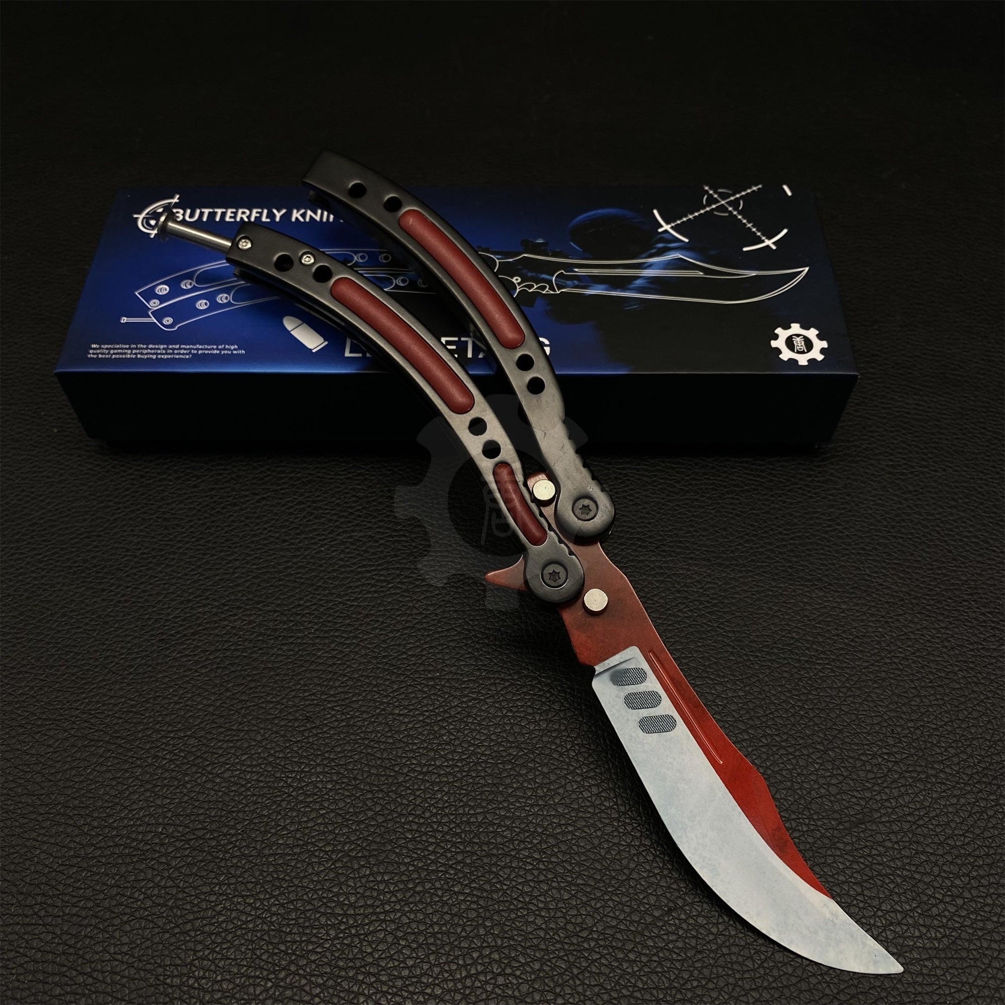 GO Game Butterfly Knife Game Balisong Trainer IRL Autotronic - Tophatter Daily Deals