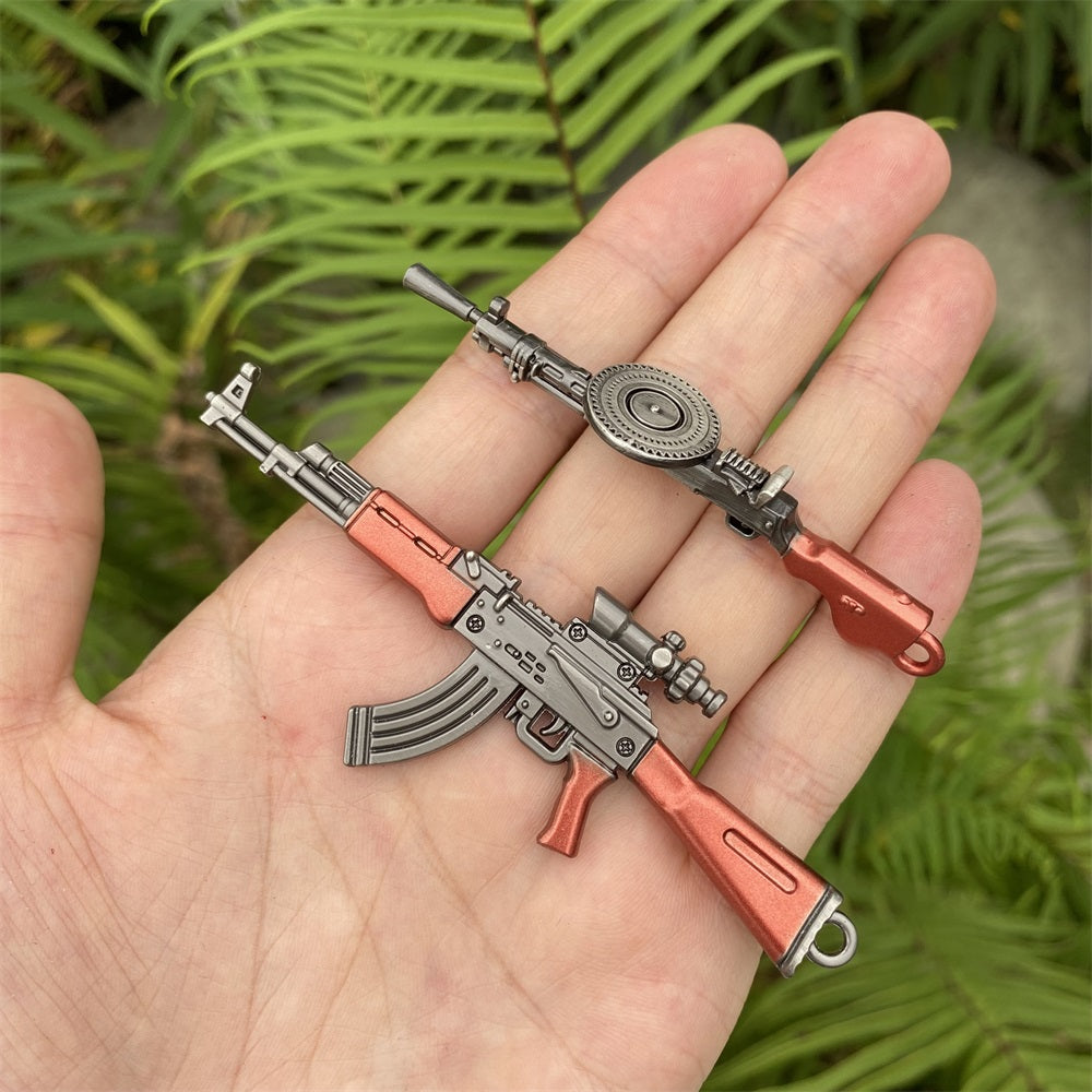 Ultimate PUBG Gamer Gift Box Air Drop Kar98K AKM P90 UZI HK416 Scar M1911 Desert Eagle MG3 Re45 M249 S686 Shotgun Mini14 M24 Miniatures 28 in 1 - Tophatter Daily Deals