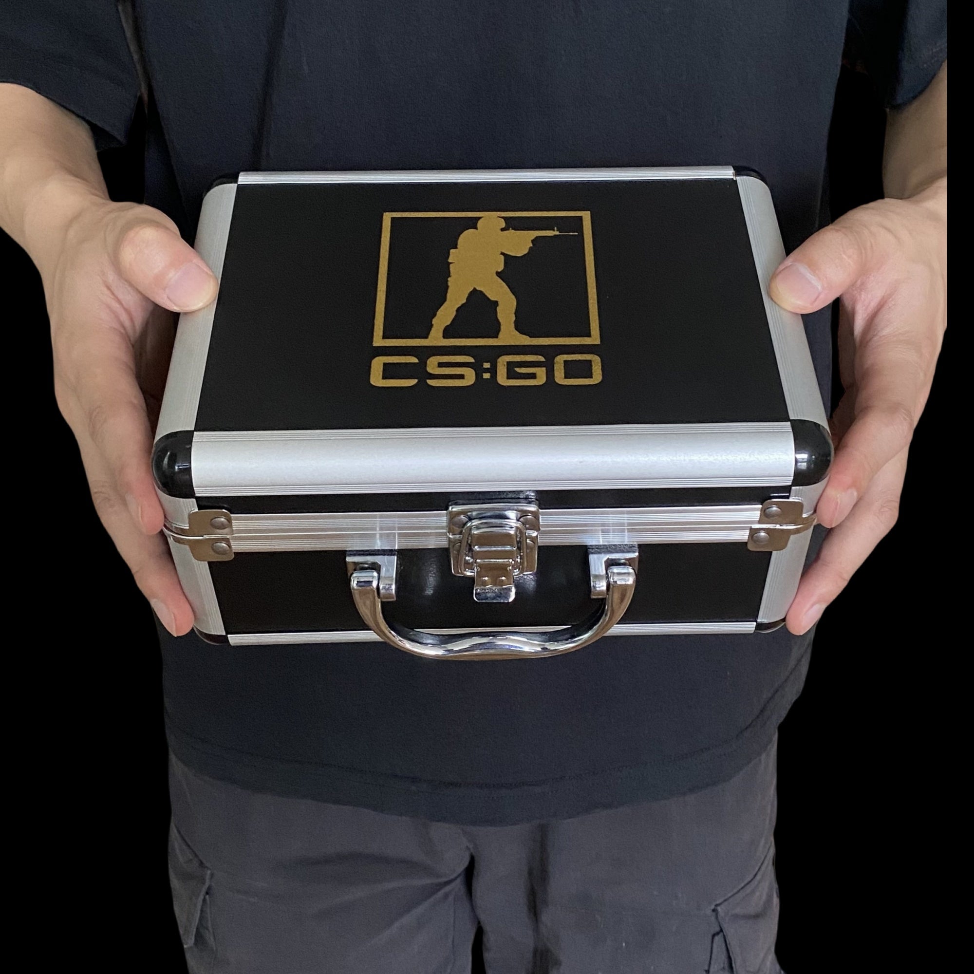 CSGO Mystery Box IRL Rare Skin Knife High End Aluminum Alloy Gift Box - Tophatter Daily Deals