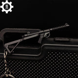 10 in 1 World Famous Submachine Gun SMG Keychain Sterling - Tophatter Daily Deals